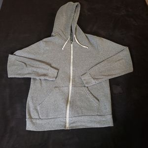 True Classic Tees Grey Zip Up Sweater